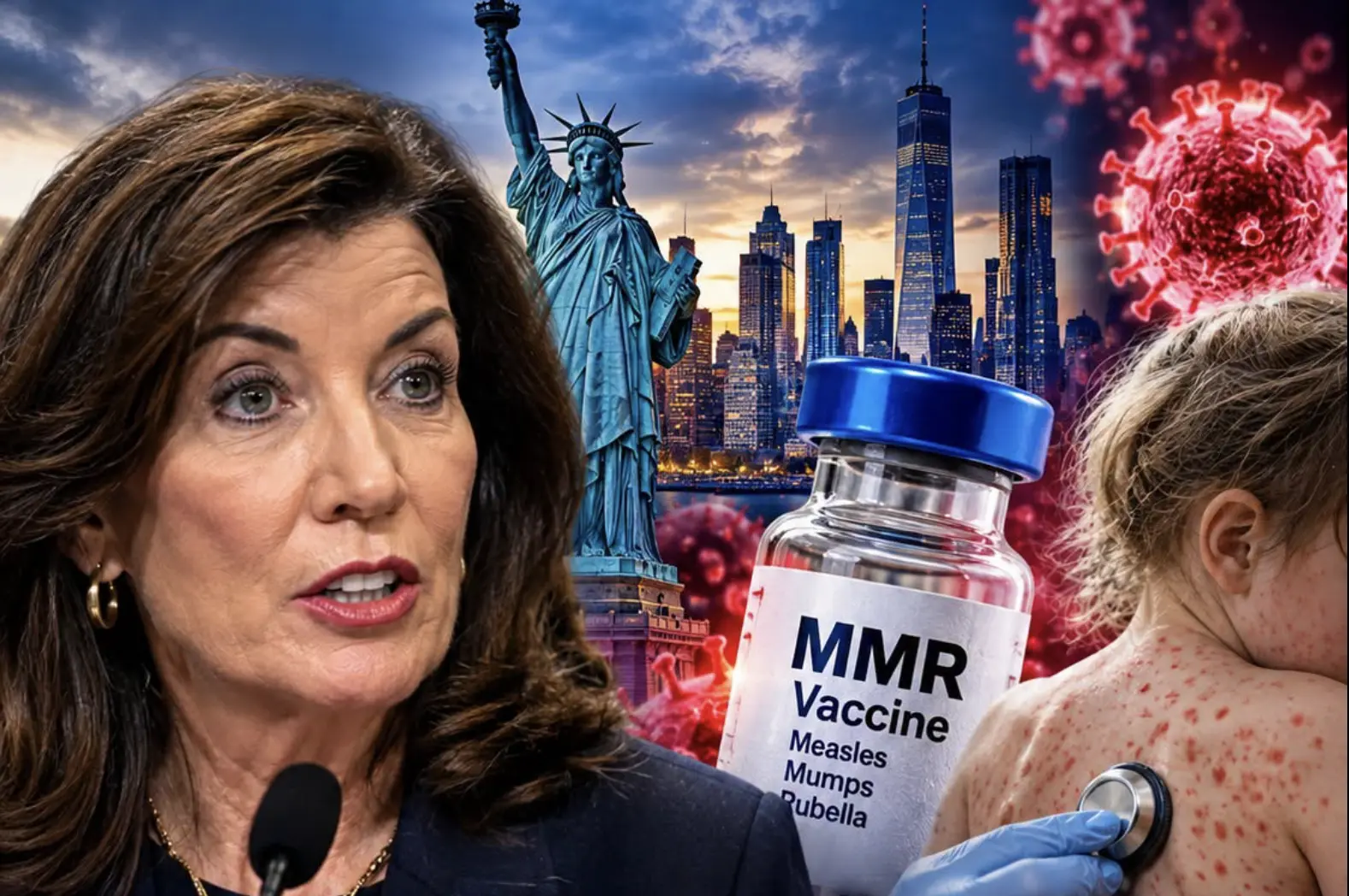 Nueva York decreta emergencia sanitaria ante rebrote de sarampión