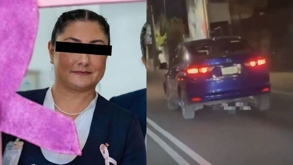 La calma de la conductora fugitiva que arrastró un motociclista en Iztapalapa
