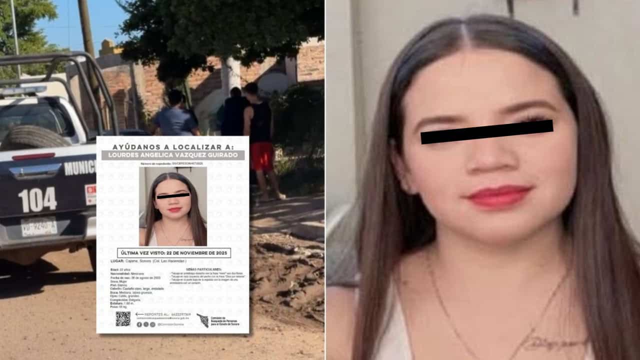 Hallazgo del cuerpo de Angélica Lourdes desata alerta de feminicidio en Sonora